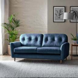Sven Opulent Velvet 3 Seater Sofa - thumbnail 3