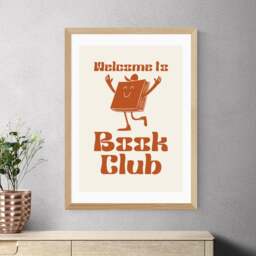 East End Prints Welcome To Book Club by Mother & Sun studio - thumbnail 1