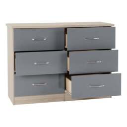 Nevada 6 Drawer Chest - thumbnail 4