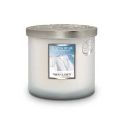 Heart and Home Ellipse Fresh Linen Multi Wick Candle - thumbnail 2