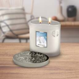Heart and Home Ellipse Fresh Linen Multi Wick Candle