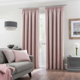 Luna Brushed Pencil Pleat Curtains (Blackout Available) - thumbnail 2