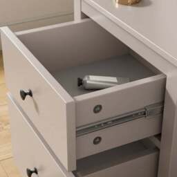 Lynton 2 Drawer Bedside Table - thumbnail 3