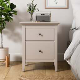 Lynton 2 Drawer Bedside Table - thumbnail 1