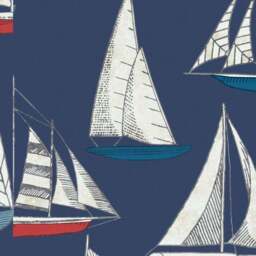 Coastal Ocean Yacht Made to Measure Roman Blind - thumbnail 2