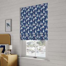Coastal Ocean Yacht Made to Measure Roman Blind - thumbnail 3