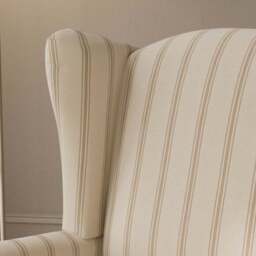Charnwood Folkstone Stripe Scroll Armchair - thumbnail 3