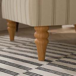 Charnwood Folkstone Stripe Scroll Armchair - thumbnail 5