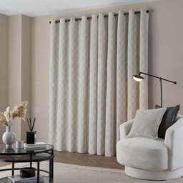 Hendrix Velvet Eyelet Curtains - thumbnail 4