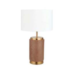 Pacific Lifestyle Carrara Wood Effect Table Lamp - thumbnail 5