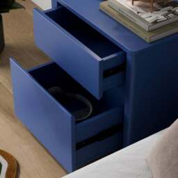 Malik 2 Drawer Bedside Table - thumbnail 3