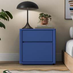 Malik 2 Drawer Bedside Table - thumbnail 1
