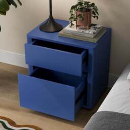 Malik 2 Drawer Bedside Table - thumbnail 2