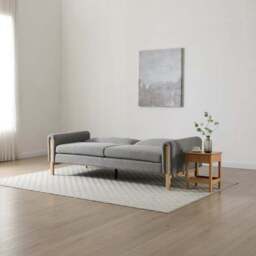 Cacy Textured Weave Clic Clac Sofa Bed - thumbnail 3