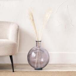 Round Bottle Glass Vase - thumbnail 1