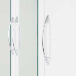 Nevada Triple 2 Drawer Wardrobe, Mirrored - thumbnail 6