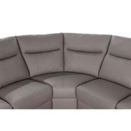 Aspire Toronto Leather Power 5 Seater Recliner Corner Sofa - thumbnail 5