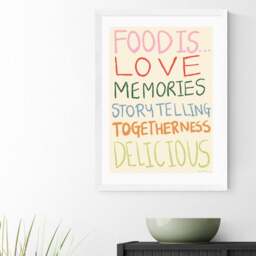 East End Prints Food Is Print - thumbnail 1