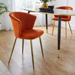 Kendall Dining Chair, Velvet - thumbnail 2