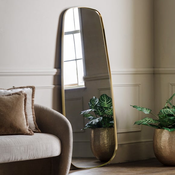 Lisbon Shaped Irregular Full Length Leaner Mirror - image 1