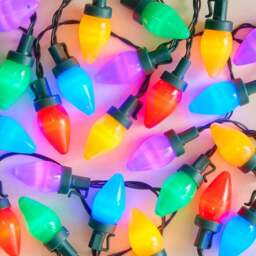 50 LED Multi Function Multicoloured String Lights with Timer - thumbnail 3