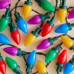 50 LED Multi Function Multicoloured String Lights with Timer - thumbnail 4