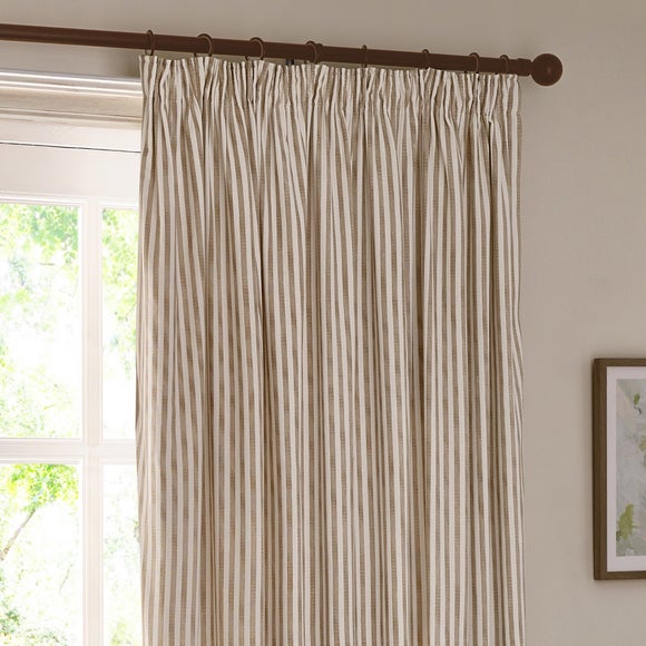 Yard Hebden Striped Pencil Pleat Curtains (Blackout Available) - image 1