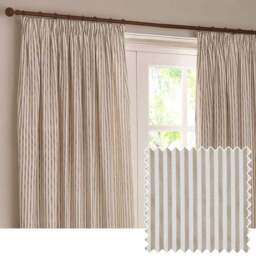 Yard Hebden Striped Pencil Pleat Curtains (Blackout Available) - thumbnail 4