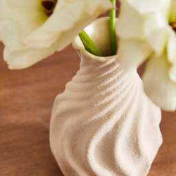 Organic Twist Ceramic Bud Vase - thumbnail 2