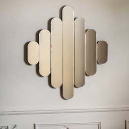 Kaden Geometric Irregular Wall Mirror - thumbnail 1