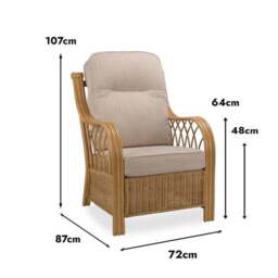 Desser Viola Rattan Armchair - thumbnail 4