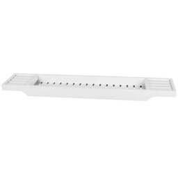 White Bamboo Bath Rack - thumbnail 2