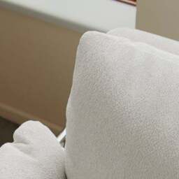 Halston Soft Chenille Metal Framed Armchair - thumbnail 4