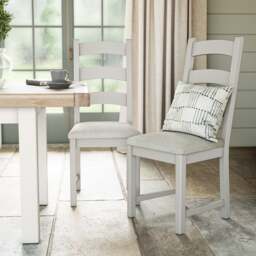 Salcombe Set of 2 Ladder Dining Chairs