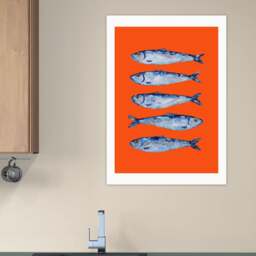 East End Prints Sardines Print - thumbnail 1