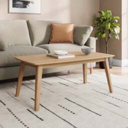Edda Coffee Table, Oak Effect - thumbnail 1