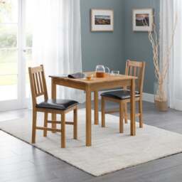 Coxmoor 2 Seater Square Dining Table with 2 Chairs
