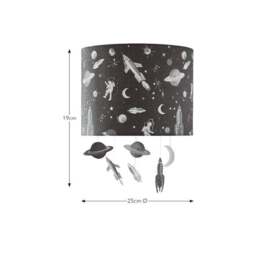 Space Easy Fit Mobile Lamp Shade - thumbnail 4