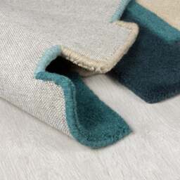 Collage Modern Cut-Out Wool Rug - thumbnail 5