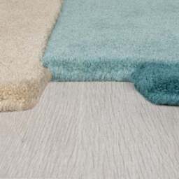Collage Modern Cut-Out Wool Rug - thumbnail 4