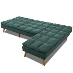 Cloud Fabric Corner Double Sofa Bed - thumbnail 6