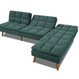 Cloud Fabric Corner Double Sofa Bed - thumbnail 5