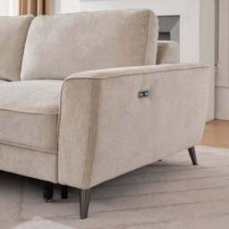 Ellon Power Roll Out 3 Seater Sofa Bed - thumbnail 4