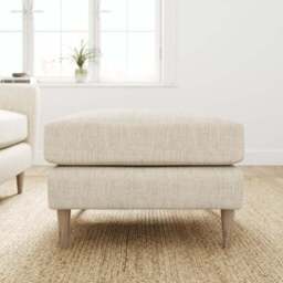 Sven Chunky Tonal Weave Footstool - thumbnail 2
