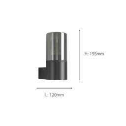 EGLO Cropani Modern Outdoor Wall Light - thumbnail 4