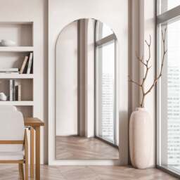 Arcus Frameless Arched Full Length Wall Mirror - thumbnail 1