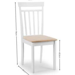 Coast 2-4 Seater Round Drop Leaf Dining Table with 2 Chairs - thumbnail 6