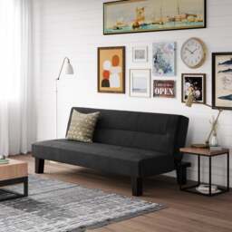 Kebo Velvet Clic Clac Compact Double Sofa Bed - thumbnail 1