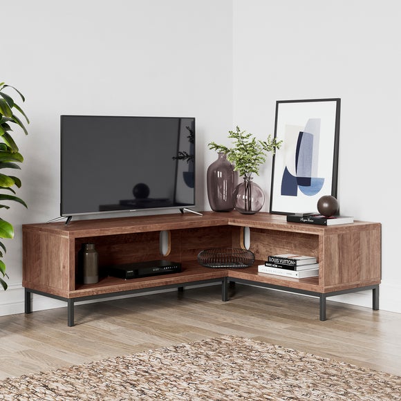 "Fulton Open Corner TV Unit Pine for TVs up to 55"""