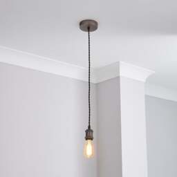 Charlie Industrial Adjustable Pendant Flex Ceiling Light Cable - thumbnail 1